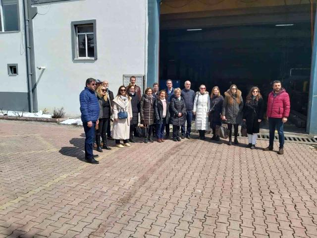Avrupalı iş adamları Nevşehir'deki firmalarda incelemelerde bulundu