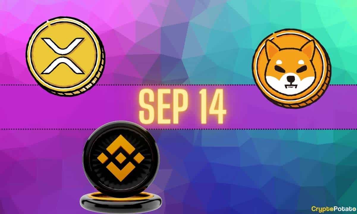 Ripple (XRP) Fiyat Tahminleri, Binance'in Listeden Çıkarılması, Shiba Inu Güncellemeleri: 14 Eylül Bit Özeti