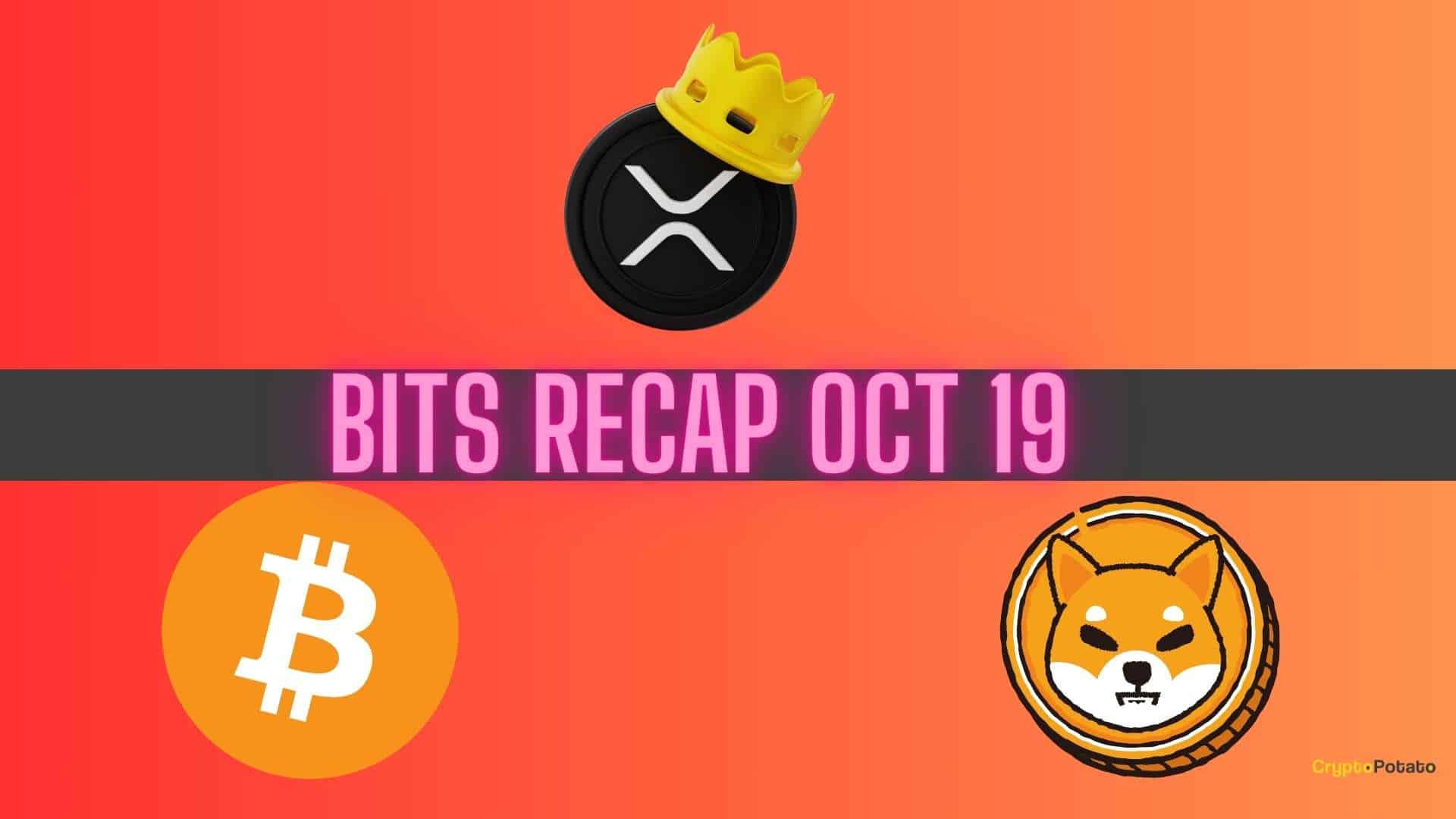 Gerçekçi BTC Tahmini, Devasa XRP Fiyat Hedefleri, SHIB Kilometre Taşları: 19 Ekim Bit Özeti
