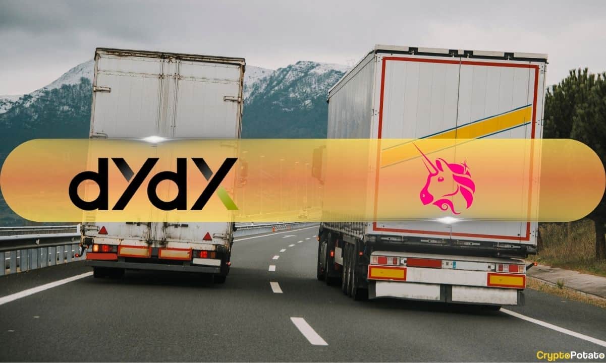 dYdX Günlük İşlem Hacimlerinde Uniswap'i Geride Bıraktı