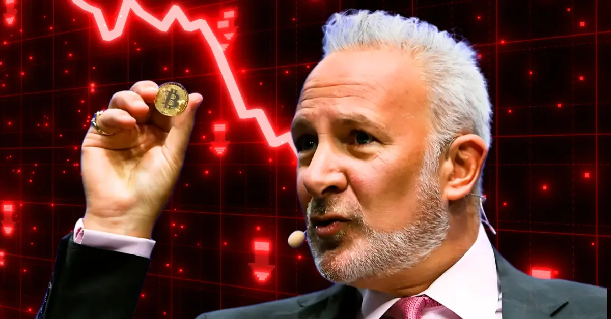 Peter Schiff S&P 500 Bear Pazarı ve Enflasyon Etkisi konusunda uyarıyor, Bitcoin 2025'te altın yükseldikçe mücadele ediyor