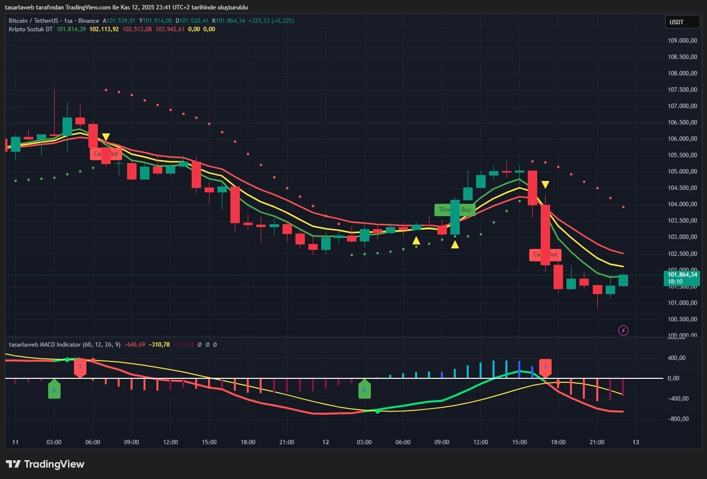 Bitcoin’de Dalgalı Seyir: 101.000 Dolar Seviyesinde Denge Arayışı